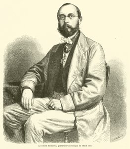 El coronel Faidherbe, gobernador de Senegal de 1854 a 1861 de French School